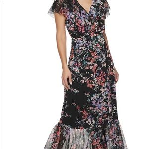 COPY - Apt. 9 floral faux wrap maxi M-L